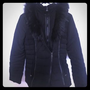 Express minus the leather puffer jacket